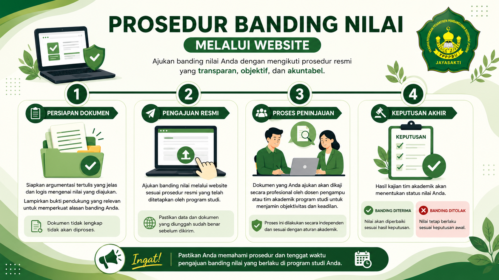 Prosedur Resmi: Mekanisme Banding Nilai Akademik